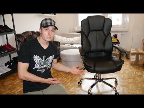 WAS TAUGT EIN BÜROSTUHL FÜR 100€ ? - SONGMICS CHEFSESSEL REVIEW