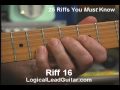 25 Riffs You Must Know - Riff 1