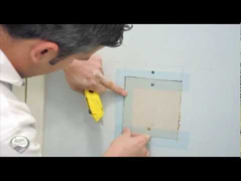 how to patch drywall holes