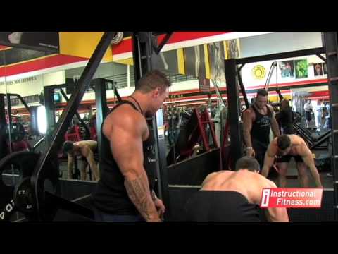 joe tong - http://www.instructionalfitness.com Personal fitness trainer Joe Tong teaches the proper way to do Smith machine barbell rows. Exercises: the back If you hav...