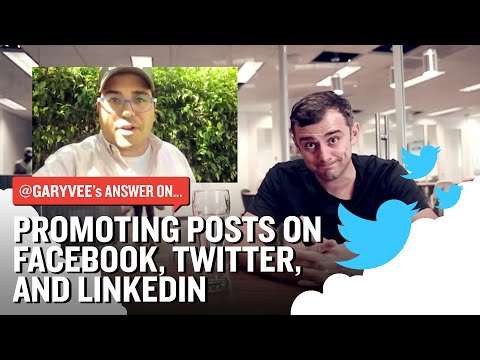 Promoting Posts on Facebook, Twitter & LinkedIn