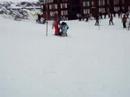rolando na neve, o desastre!