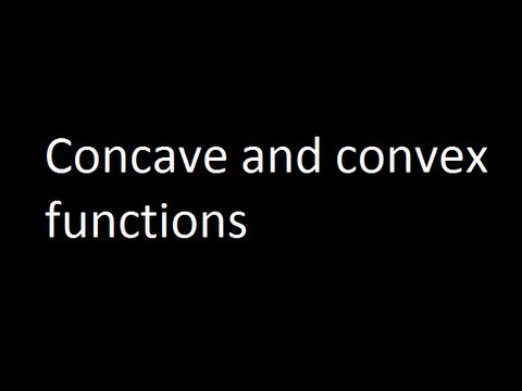 how to prove function is concave