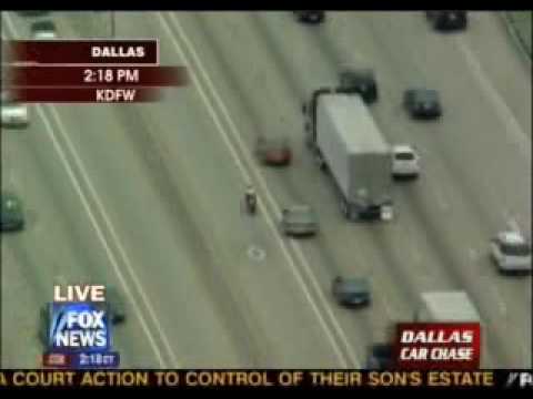 Dallas High Speed Car Chase Video - June 29 2009 - Dallas Car Chase End in Crash