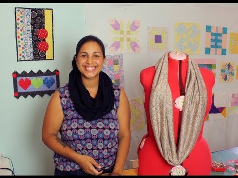 How to Make an Infinity Scarf- DIY Sewing Tutorial