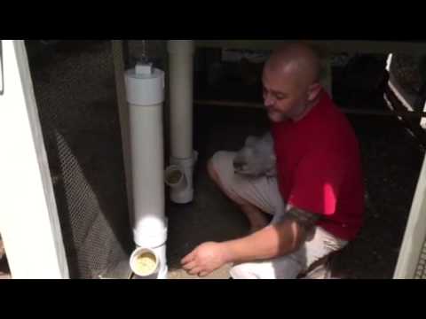 DIY PVC chicken feeders and waterers