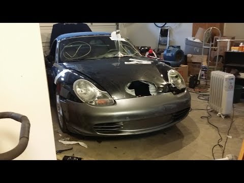Wrecked Porsche Boxster S Project: Radiator and Seat motor Problems