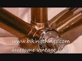 pogliaghi vintage oro bicycle columbus classic.wmv