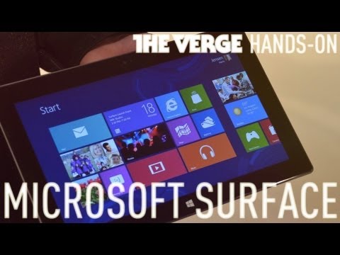 Official Microsoft Surface tablet promo and hands-on presentations hit the Web (video)