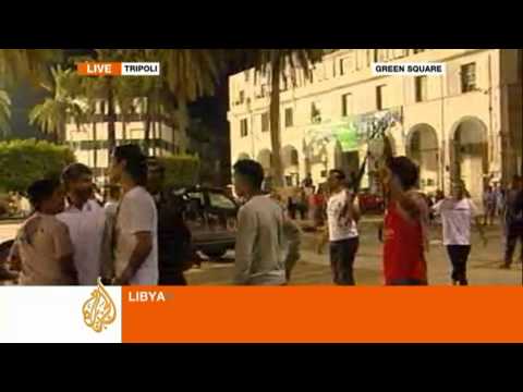 zeina khodr - Zeina Khodr reports live from the Green Square in Tripoli as residents celebrate the opposition fighters' gains against Gaddafi forces in the Libyan capital.