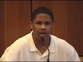 Defendant in killing tells his side