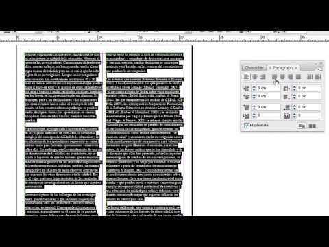 Indesign: Herramienta de texto