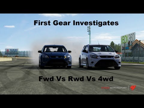 First Gear Investigates Fwd vs Rwd vs 4wd (forza motorsport 4)