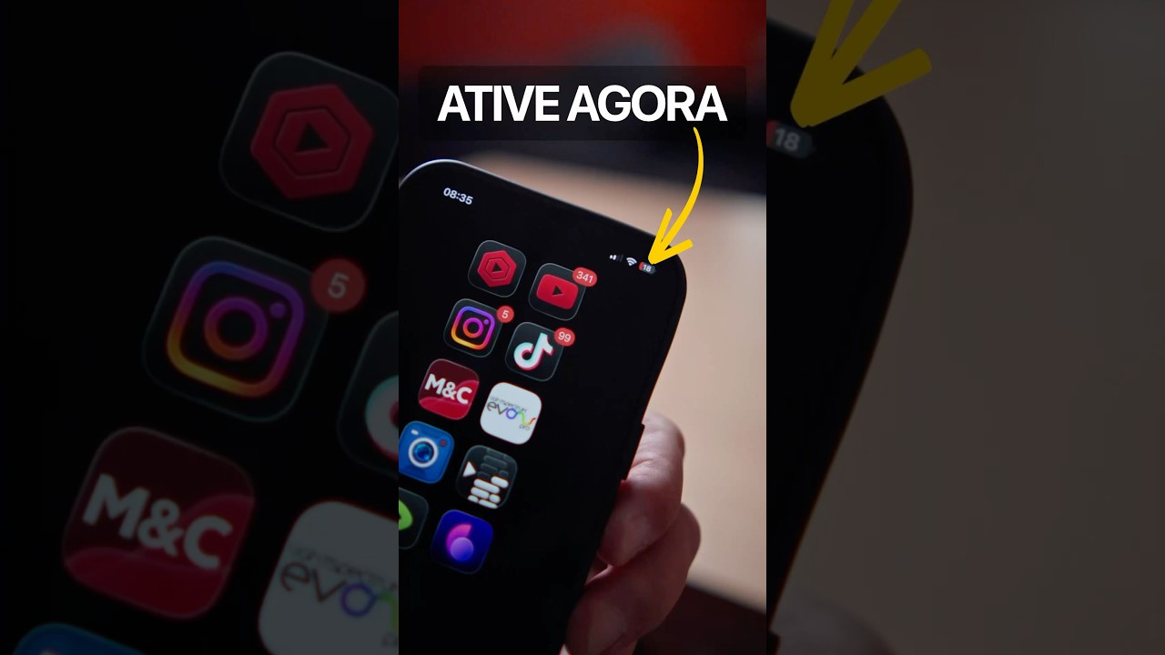 Ative ISSO no seu iPhone agora — sua bateria agradece #dicaiphone