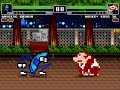 i've wanted to fight dk jr for a while, he's quite a tough fighter to beat, it took me many attempts to beat this guy and boy, was it tough. anyway.. the blue banana was spotted by the monkey and the banana won't go down without a fight.... at an amusement park. this character is very good and i like how he's coded and is a tribute to classic arcade or nes version, but one hard son-of-a-bitch. enjoy. dancing banana by ironcommando dk jr. by kingpepe