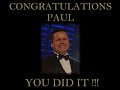 congratulations paul potts number 1 album