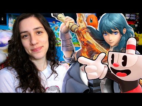 BYLETH REACTION! AND CUPHEAD! Smash Bros Ultimate DLC Reveal | JustJesss