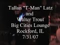 Tallan "The T-Man" Latz plays with Walter Trout