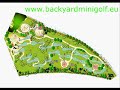 How to make a miniature golf course