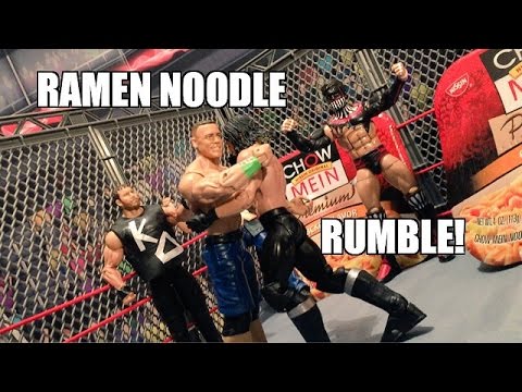 GTS WRESTLING: Steel Cage Royal Rumble! WWE Mattel Figure Matches ANIMATION PPV Event!