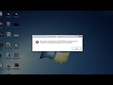 how to remove mfc100u dll