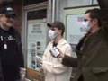 Scientologist Bull-baiter at Edmonton 4/12 Protest.