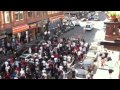 Eintracht Frankfurt Fanzug durch die Innenstadt 07.05.2011