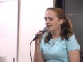 me singing