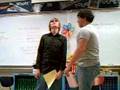 Frankenstein scene reenactment