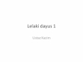 Ustaz Kazim tajuk Lelaki Dayus 1/10