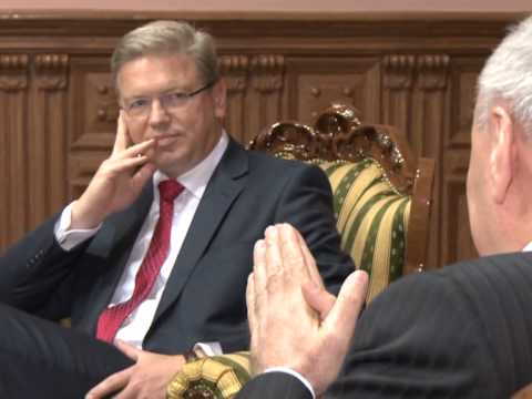 Николае Тимофти провел встречу с комиссаром ЕС по вопросам расширения и европейской политике соседства Штефаном Фюле