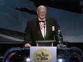 Living Legends of Aviation Forest Bird accepting Freedom of Flight Award