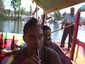Trajinera de Xochimilco. Musica de marimba.