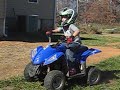 Jacob Amos Riding His New ATV