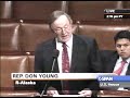Rep. Don Young Honors the 50th Anniversary of Alask Rep. Don Young Honors the 50th Anniversary of Alask