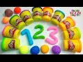Learn To Count With PLAY-DOH Numbers | 1 To 20 | S