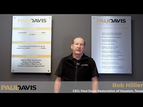 Bob Hillier - CEO of Paul Davis Restoration Houston, Texas