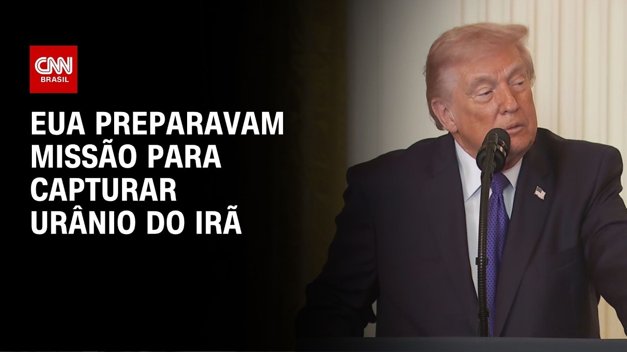 EUA preparavam missão para capturar urânio do Irã; Trump mandou suspender | CNN PRIME TIME