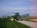 John Deere 7810 + charrue 9 fers plowing