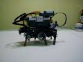 A six legged walking robot using one motor. Sorry about the video quality.