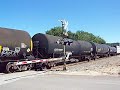 Eastbound BNSF manifest at Fountain City, 2 B40-8W\