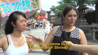 Travelers’ Voice of Kyoto：FUSHIMI INARI Area Interview 001