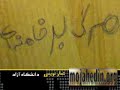 شعار نويسى در دانشگاه آزاد