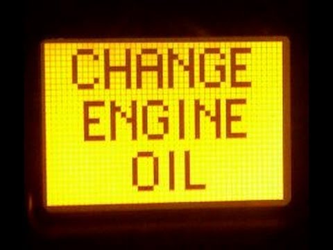 how to reset gm oil change light