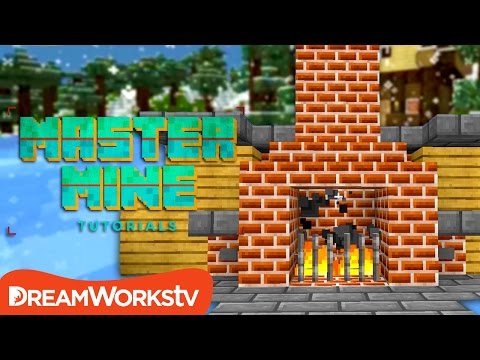 How to Build a Working Fireplace that Turns On and Off in Minecraft