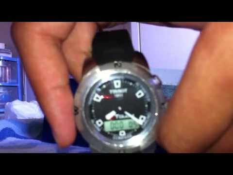 how to change battery on tissot t-touch