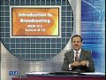 MCM411 Introduction To Broadcasting