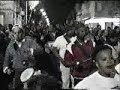 the afro-uruguayan rhythm candombe has played a significant role in uruguayan culture for over 200 years. the rhythm is created by the use of three drums (tambores); tambor piano, tambor chico and tambor repique. the piano is the largest in size and the lowest in pitch of the three tambores. the rhythmic base of candombe, its function similar to that of the upright or electric bass. the chico (small) is the smallest in size and highest in pitch of the three tambores, serving as the rhythmic pendulum. the tambor repique (ricochet) embellishes candombe's rhythm with improvised phrases. each of the three tambores is played with an open hand (mano) and a stick (palo) in the other. at a minimum, one of each of the three tambores must be present. 

website: http://www.candombe.com
website: http://www.reytambor.com

website: http://www.youtube.com/group/candombe
_____________________________________________

el ritmo afrouruguayo denominado candombe tiene un papel significativo en la cultura uruguaya de los �ltimos 200 a�os. se crea por el uso de tres tambores: tambor piano, tambor chico y tambor repique. el piano es el m�s grande en tama�o y el m�s bajo en afinaci�n, es la base r�tmica del candombe y su funci�n es similar a la de un contrabajo o bajo el�ctrico. el chico es el m�s peque�o en tama�o y el m�s alto en afinaci�n, oficia de p�ndulo r�tmico de la cuerda. el tambor repique 