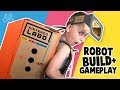 Nintendo LABO Gear Test! Robot Build and Gameplay!