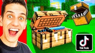 TESTING 10 MORE VIRAL TIKTOK MINECRAFT HACKS TO SEE IF THEY WORK!